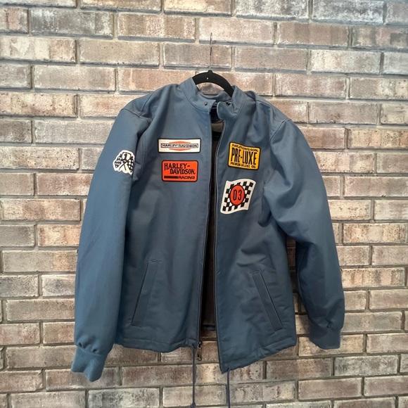 Harley-Davidson Light Blue Racing Jacket - Picture 2 of 6